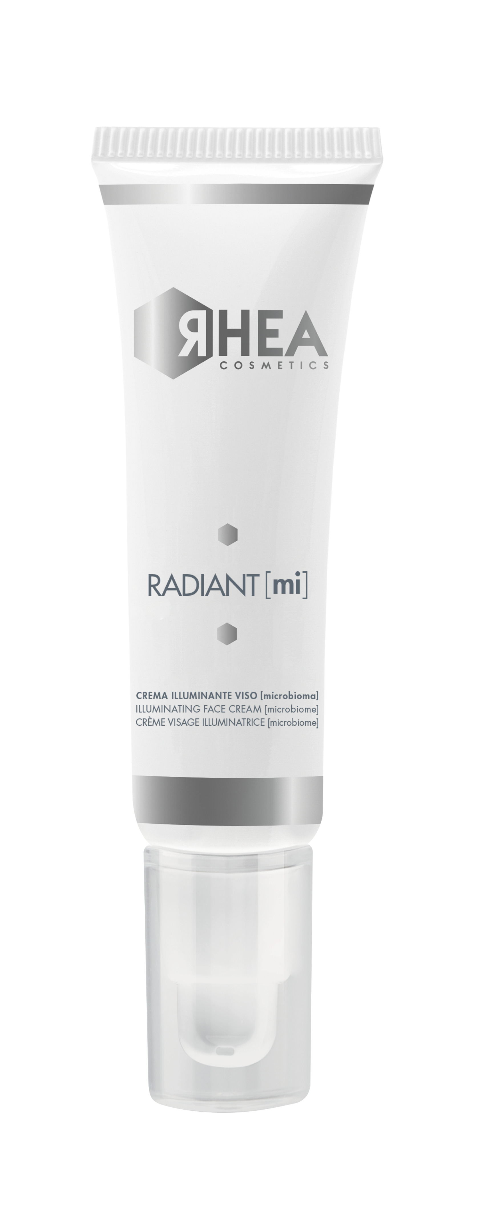 Освітлювальний крем для обличчя з ефектом хайлайтера [mi]crobiome RHEA Cosmetics Radiant mi
